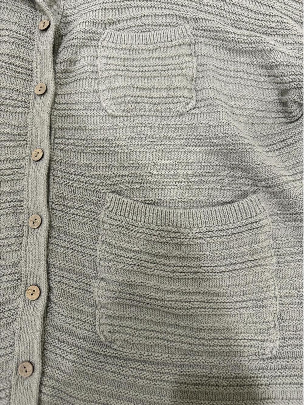 Free People Beach Day Dreaming Knit Cardigan Olive Green Small - Picture 6 of 9
